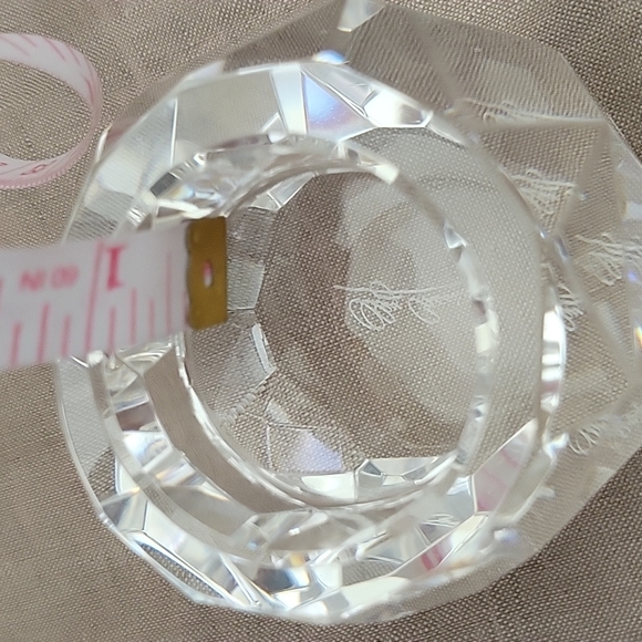 Oleg Cassini Crystal Votive NIB, Signature on the bottom - Picture 7 of 8